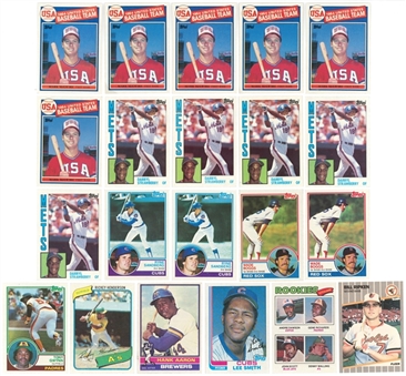 1970/80s Assorted Baseball Card & Memorabilia Collection Including Several Rookie Cards, Buttons & Stickers